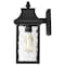 Nuvo Austen Outdoor Small Wall Lantern 1 Light Matte Black Finish 60/5997 - alternate 3